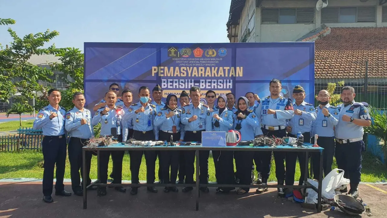 Lapas Banceuy Laksanakan Razia Kamar Hunian Warga Binaan, Simak Pentingnya