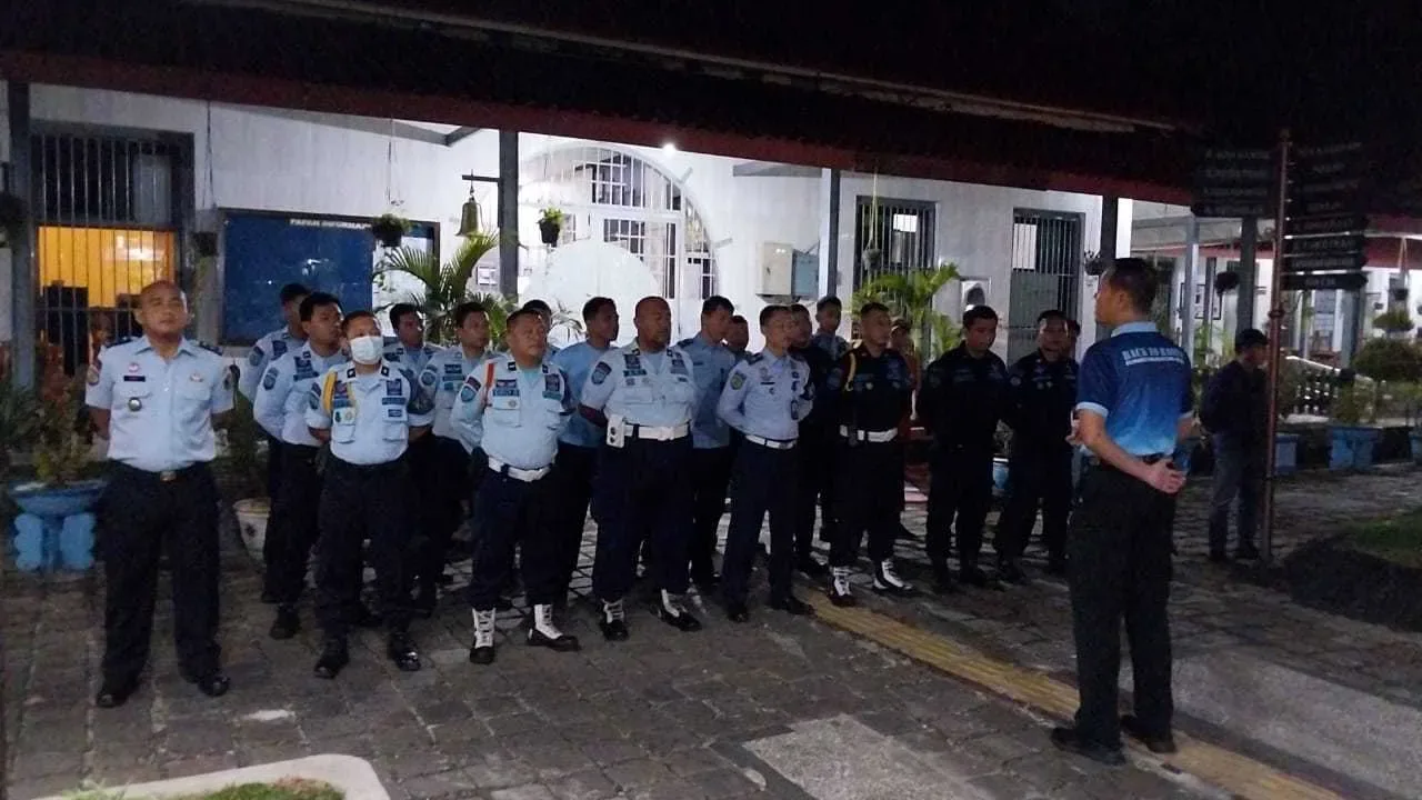Lapas Cirebon Ikuti Razia Gabungan Zero Halinar Arahan Menkumham RI