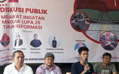 Aktivis 98 Banten Sepakat, Pelaku Pelanggar HAM Harus Diadili Secepatnya
