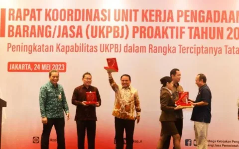Mantap, Kemenkumham RI Raih Prestasi UKPBJ Proaktif Tahun 2023