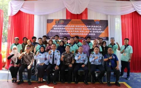 Bapas Subang Gelar Pasca Rehabilitasi Bersama BNN, Simak Selengkapnya