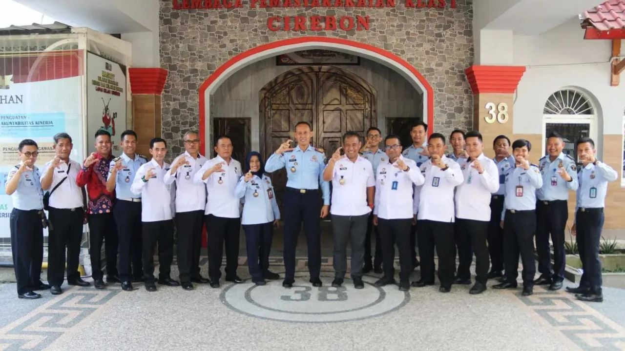 Lapas Kelas I Palembang Studi Tiru ke Lapas Kelas I Cirebon, Begini Pentingnya