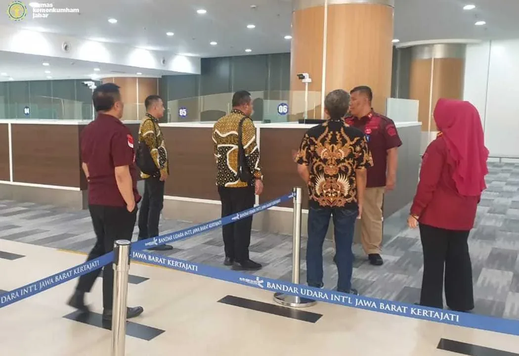 Kakanwil Kemenkumham Jabar Monitoring TPI Udara Kertajati, Begini Pentingnya
