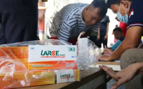 Lapas Cirebon Bagikan Larce Kaplet Vitamin C 1000 Untuk Daya Tahan Tubuh
