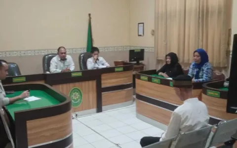 PK Bapas Subang Dampingi Persidangan Anak