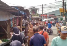 Bangli Milik PKL di Sepatan Mulai Ditertibkan