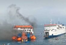 Kapal Feri Tujuan Bakauheni Terbakar, Penumpang Histeris