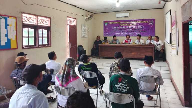 Sah !!! Kades Kramat Pakuhaji Serahkan Lppd Akhir Masa Jabatan Periode 2018-2023