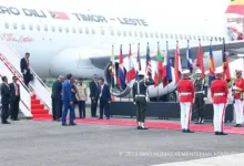 Menkominfo Sambut Kedatangan Perdana Menteri Timor Leste