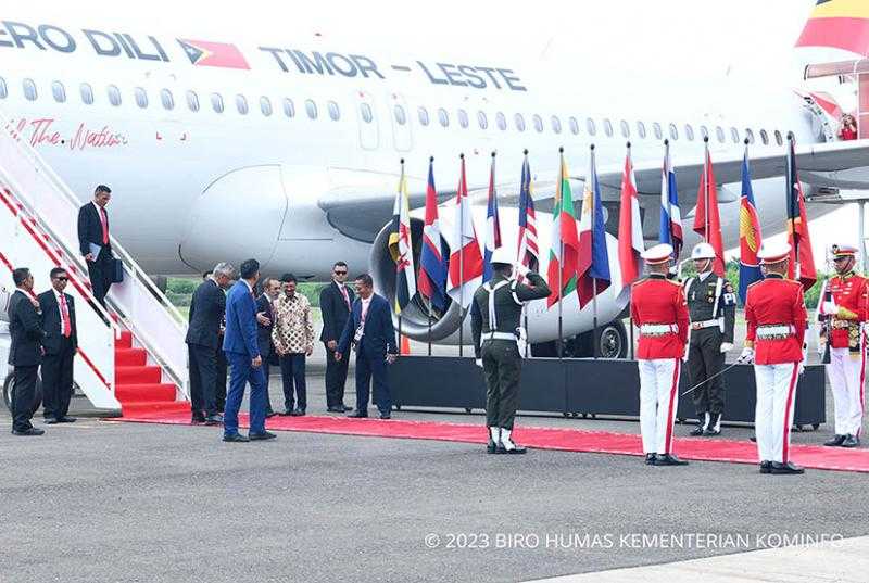 Menkominfo Sambut Kedatangan Perdana Menteri Timor Leste