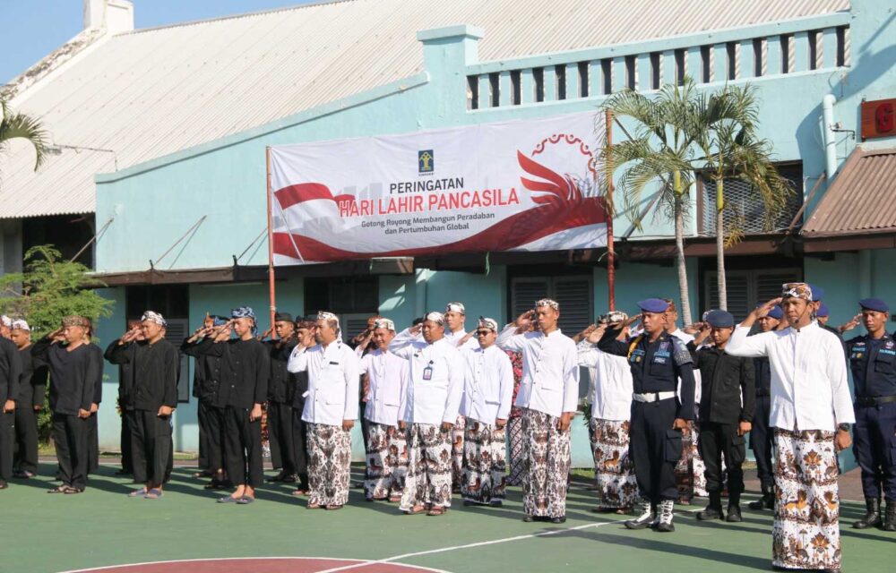 Lapas Cirebon Ikut Meriahkan Upacara Hari Lahir Pancasila, Simak Pentingnya