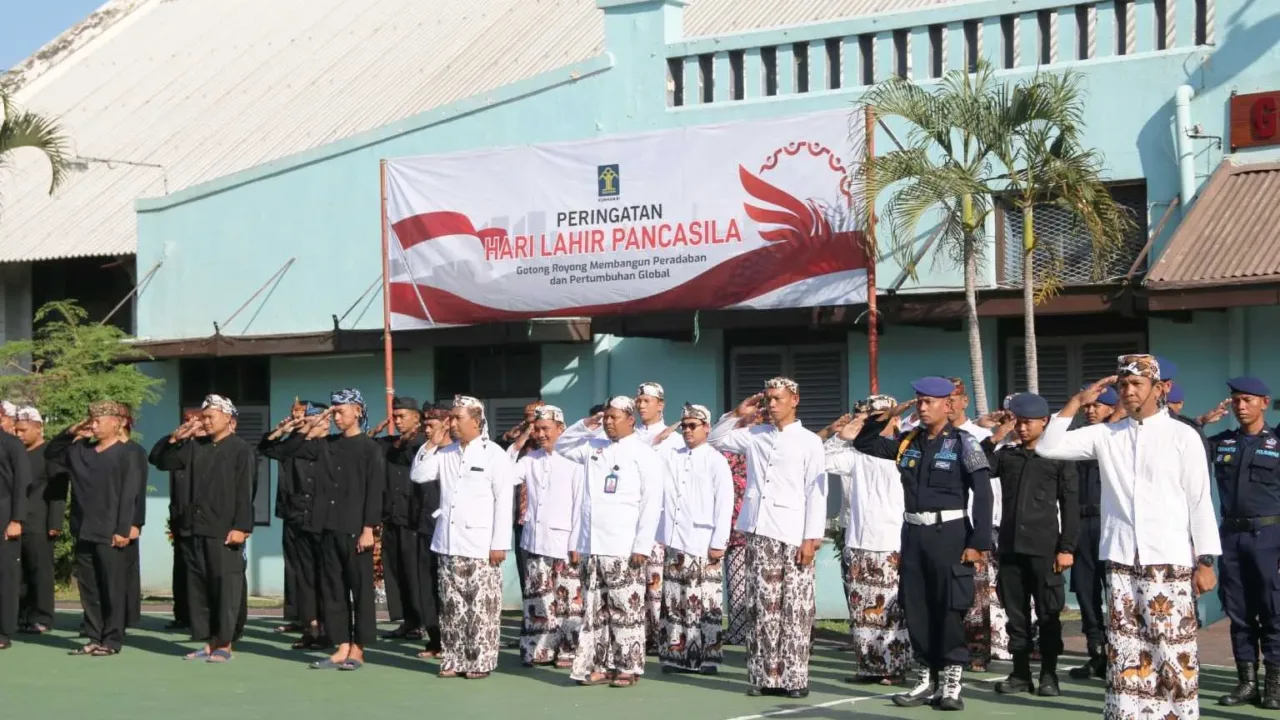 Lapas Cirebon Ikut Meriahkan Upacara Hari Lahir Pancasila, Simak Pentingnya