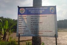 Pembangunan Infrastruktur Desa Cileles Diduga Dikerjakan Pihak Rekanan