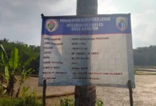Pembangunan Infrastruktur Desa Cileles Diduga Dikerjakan Pihak Rekanan