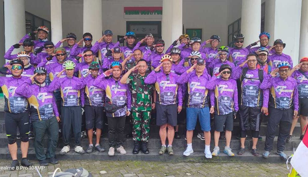 Kodim 0601/Pandeglang Lepas Peserta Trip Gowes Tanjung Lesung, Simak Keseruannya