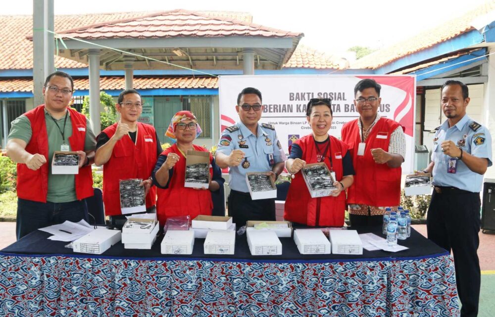 Lapas Cirebon Gelar Bakti Sosial Kacamata Baca Plus Bagi Wbp