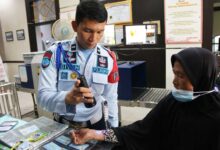 Petugas Pengamanan Pintu Utama (P2U) Lapas Cirebon Terapkan Sop