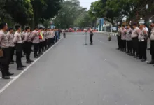 Polres Lebak Kawal Jemaah Haji Kloter 44 Lebak, Simak Selengkapnya