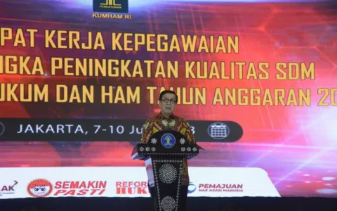 Kemenkumham Yassona Laoly Terus Tingkatkan Pengelolaan SDM Pelayanan Masyarakat