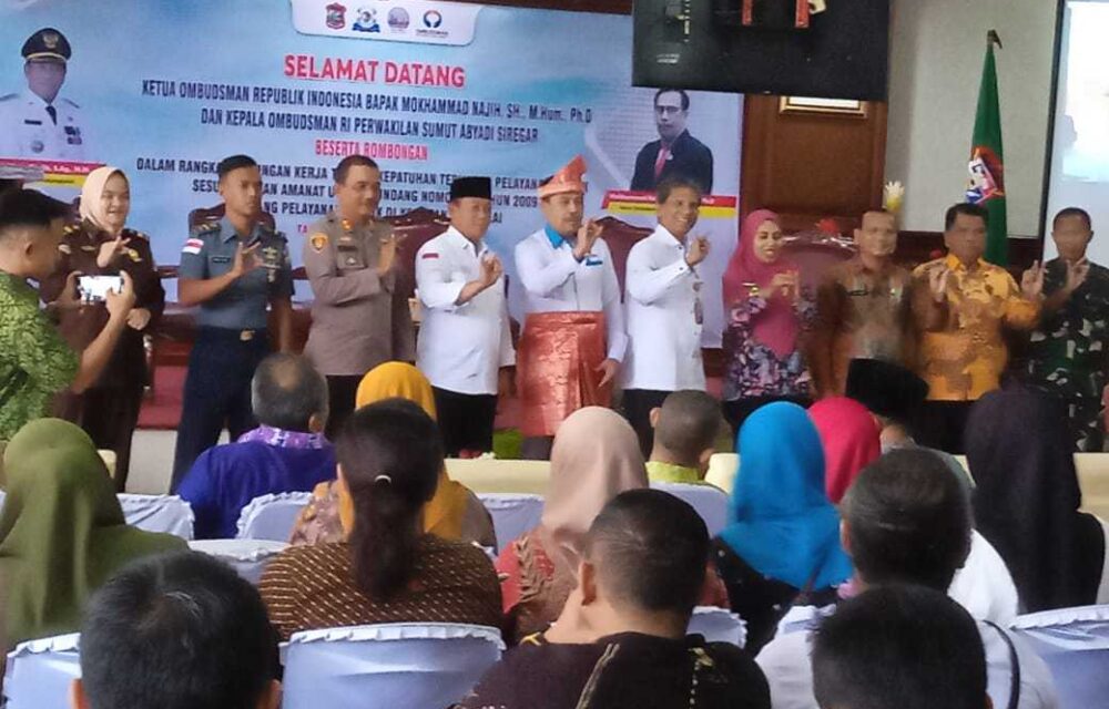 Ketua Ombudsman Ri Laksanakan Kunjungan Kerja Ke Pemko Tanjungbalai