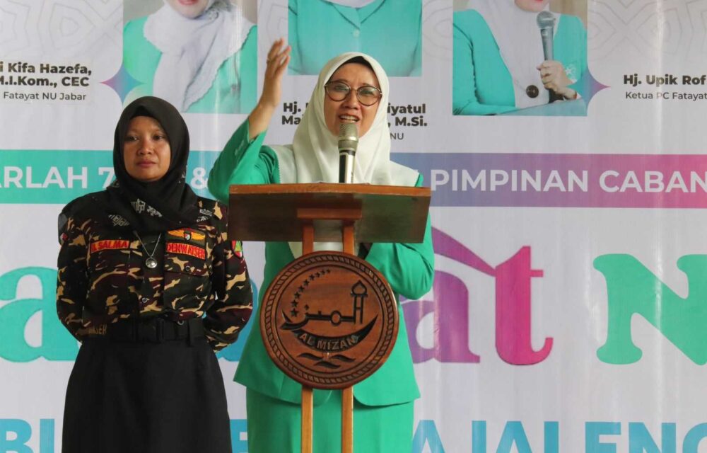 Pelantikan Fatayat Nu Majalengka Diwarnai Saling Dukung Caleg 2024