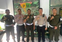 Kolaboransi Tni-Polri Cegah Lakalantas Di Lebak