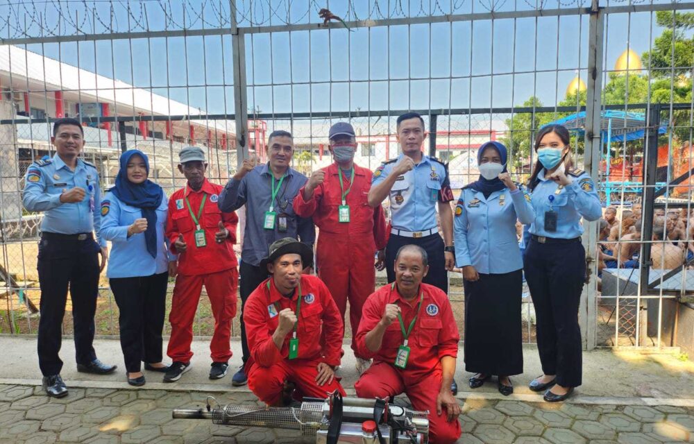Cegah Dbd, Lapas Selenggarakan Fogging Bareng Dinkes