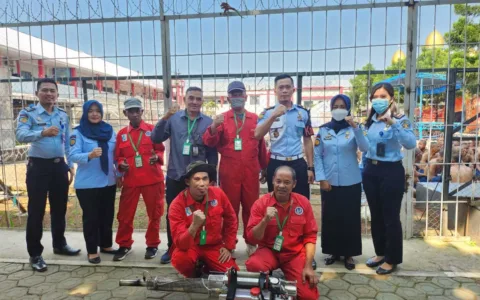 Cegah DBD, Lapas Selenggarakan Fogging Bareng Dinkes