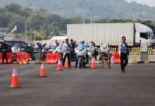 Hut Bhayangkara Ke 77, Ditlantas Polda Banten Gelar Perlombaan Saftey Driving Dan Saftey Riding