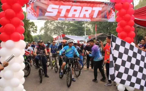 Bapas Subang Gelar Gowes Silaturahmi, Cek Keseruannya