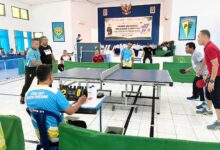 Lapas Cirebon Sabet Juara 2 Tenis Meja Forkopimda Dan Stakeholder