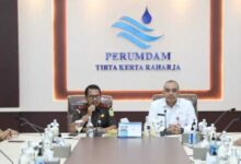 Bupati Zaki Hadiri Penandatanganan Ipa Milik Pt Bsd Kepada Perumdam Tkr