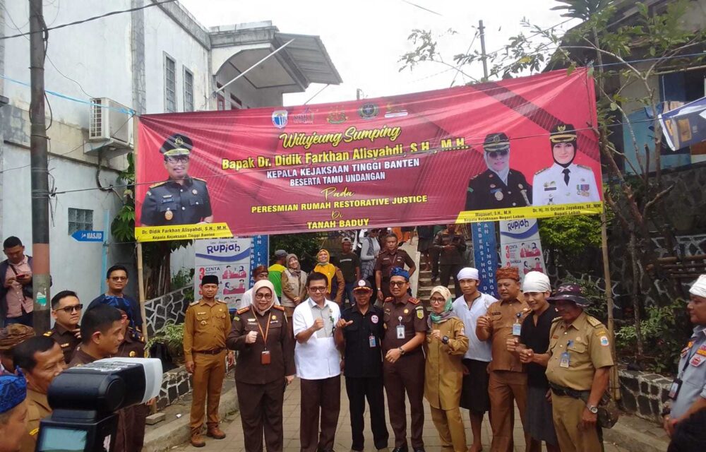 Horeee, Kejati Banten Kabulkan Usulan Komintas Adat Dirikan Rumah Restorative Justice Di Baduy