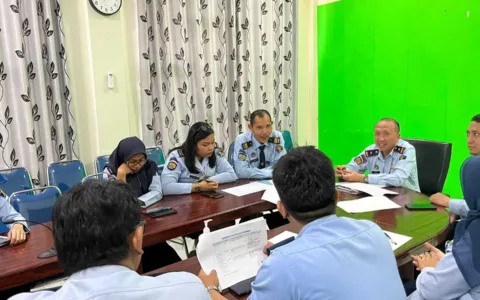 Bapas Subang Lakukan Rapat Persiapan Pemenuhan Data Pendukung