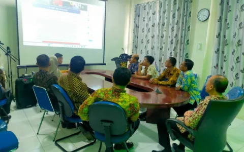 Bapas Kelas II Subang Ikuti Sosialisai Road Map Reformasi Birokrasi Hukum dan HAM 2020-2024