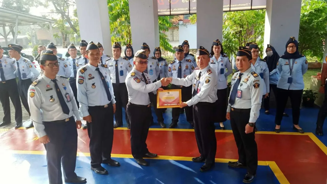 Bapas Subang Gelar Apel Pagi Diikuti Pejabat Struktural