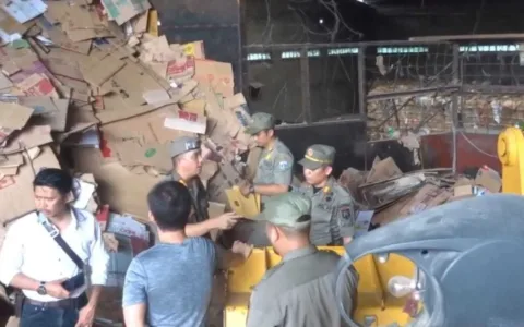 Pabrik Pengolahan Sampah dan Barang Bekas UD Gunadi Putra di Ciracas Masih Beroperasi