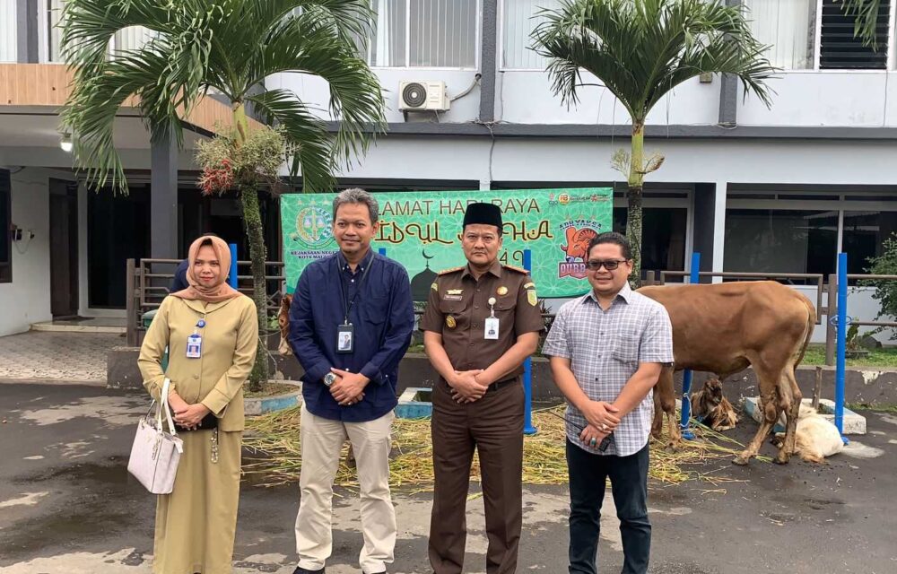 Kejaksaan Negeri Kota Malang Serahkan Hewan Qurban Idul Adha 1444 H