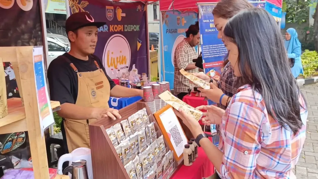 Rutan Depok Ramaikan Pameran UMKM dengan Hasil Karya Warga Binaan