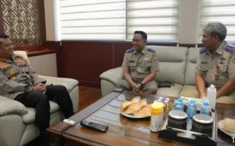 Kapolda Terima Kunjungan BPN Banten dan Jawa Barat