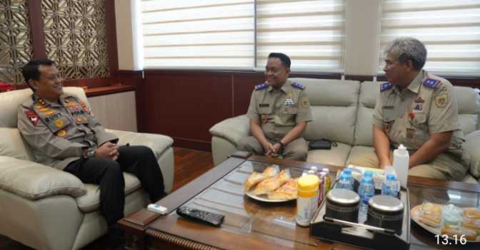 Kapolda Terima Kunjungan Bpn Banten Dan Jawa Barat