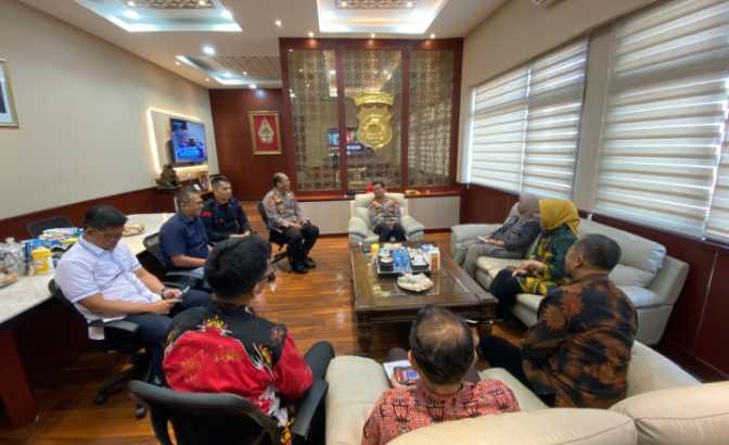 Kapolda Banten Terima Kunjungan Rektor Unila, Begini Pembahasannya