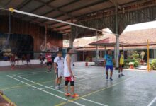 Warga Binaan Lapas Cirebon Latihan Bola Voli, Jaga Kesehatan Tubuh