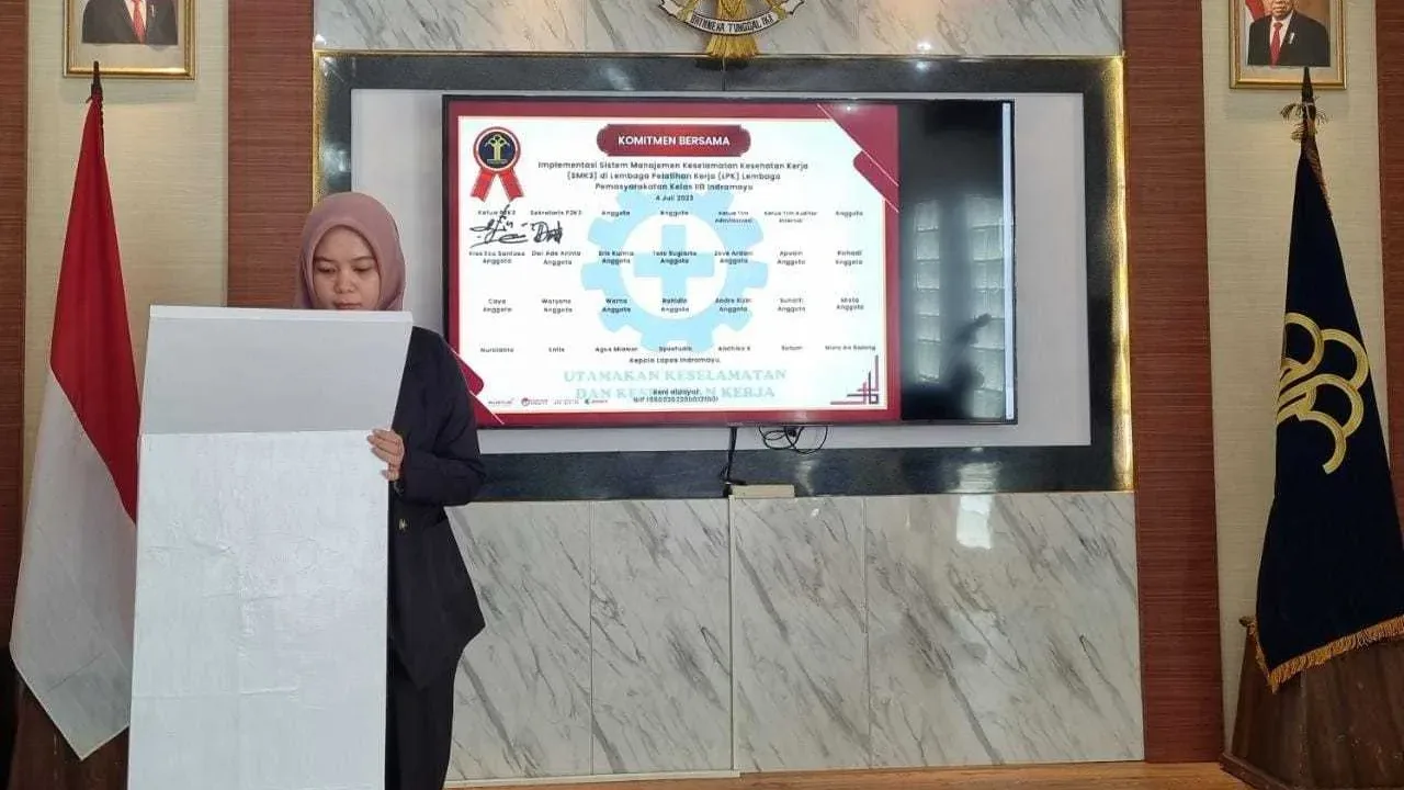 Lapas Indramayu Tandatangani Pakta Integritas Komitmen Bersama SMK3