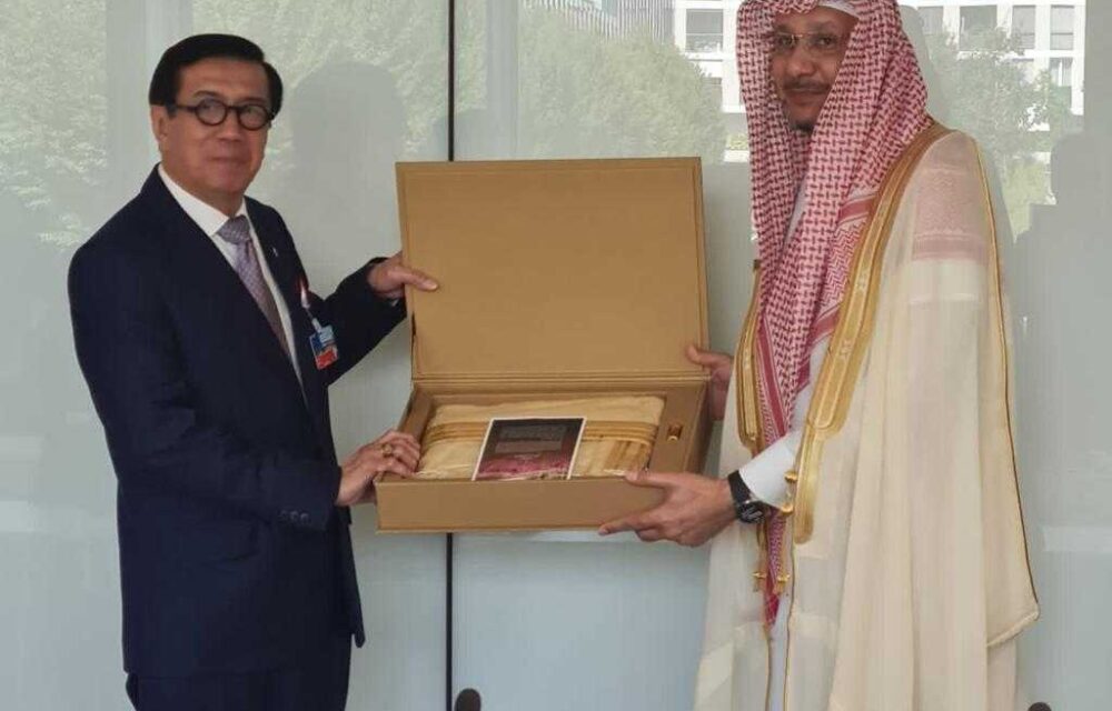 Menkumham Yassona Hadiri Pertemuan Bilateral Pada Sidang Wipo Hari Kedua