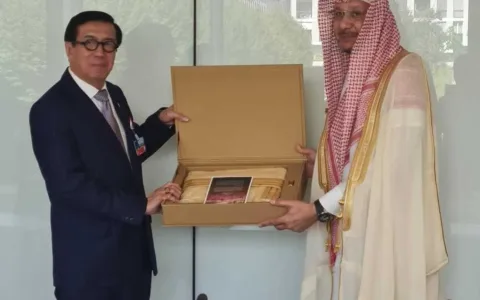 Menkumham Yassona Hadiri Pertemuan Bilateral Pada Sidang WIPO Hari Kedua