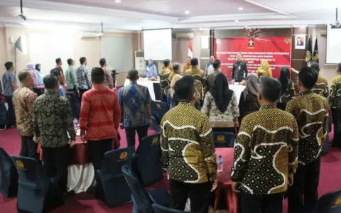 Pertahankan WBK dan WBBM, Lapas Kelas I Cirebon Gelar Rapat Evaluasi