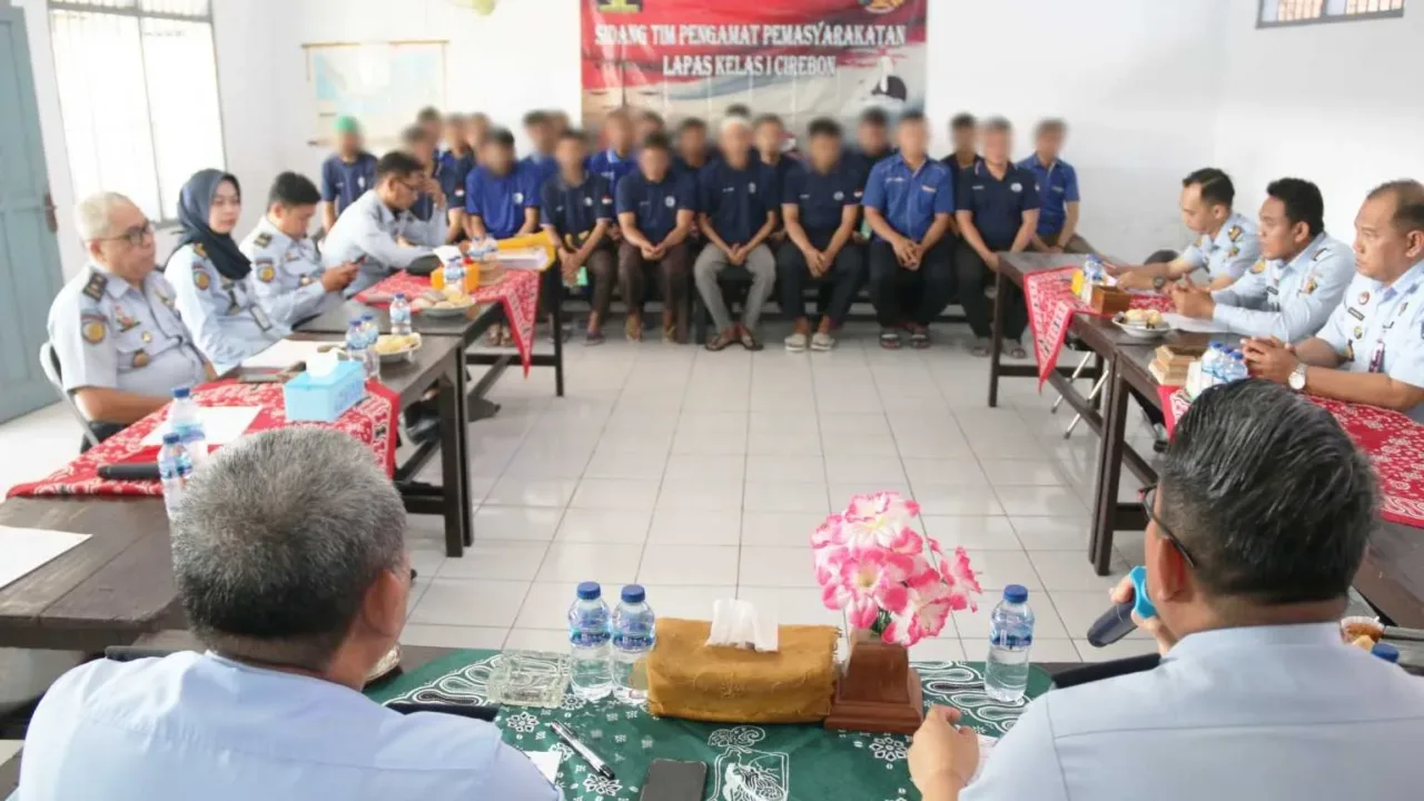 Sidang Rutin Tim Pengamat Pemasyarakatan Periode Juli 2023 di Lapas Cirebon