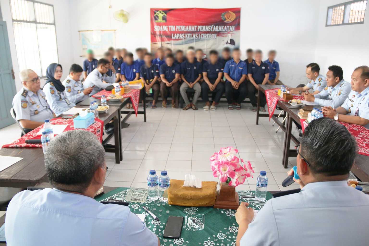 Sidang Rutin Tim Pengamat Pemasyarakatan Periode Juli 2023 Di Lapas Cirebon