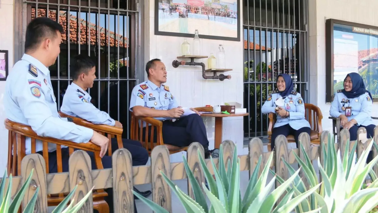 Sosialisasi Hasil Monev Predikat WBBM, Kalapas Ajak Jajaran Tetap Berkomitmen